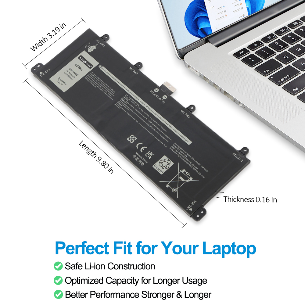 Dell-9F4FN-7.6V-40WH-Laptop-Battery
