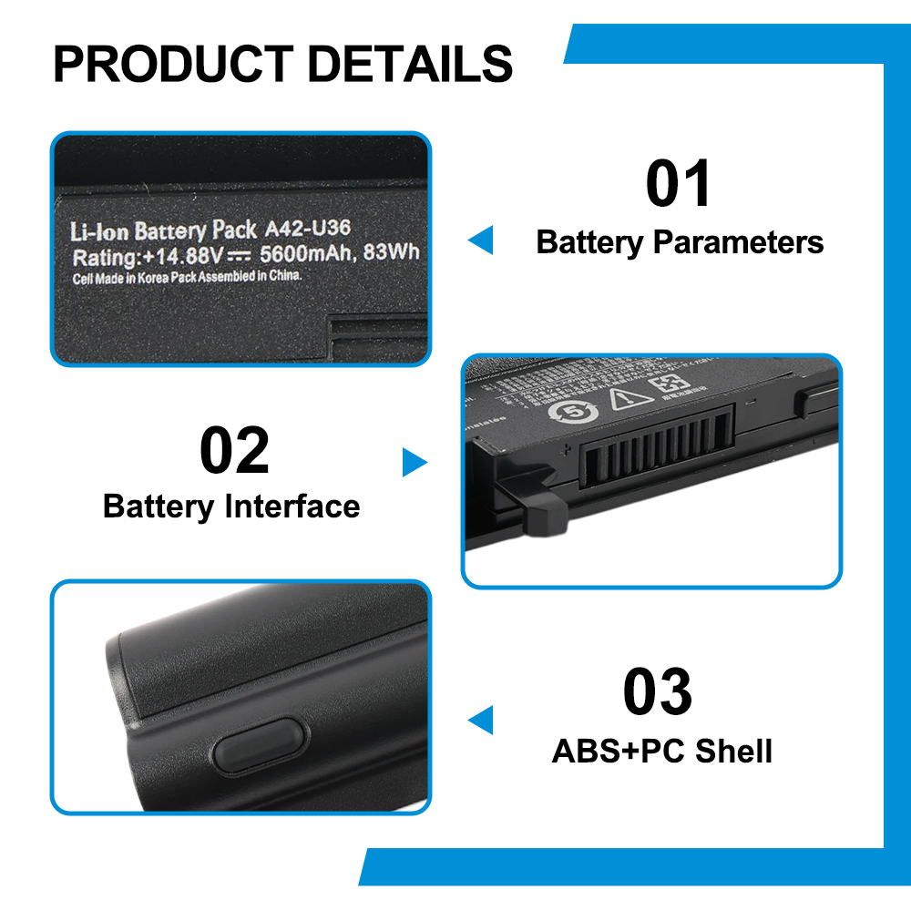 ASUS-A42-U36-83Wh-Laptop-Battery