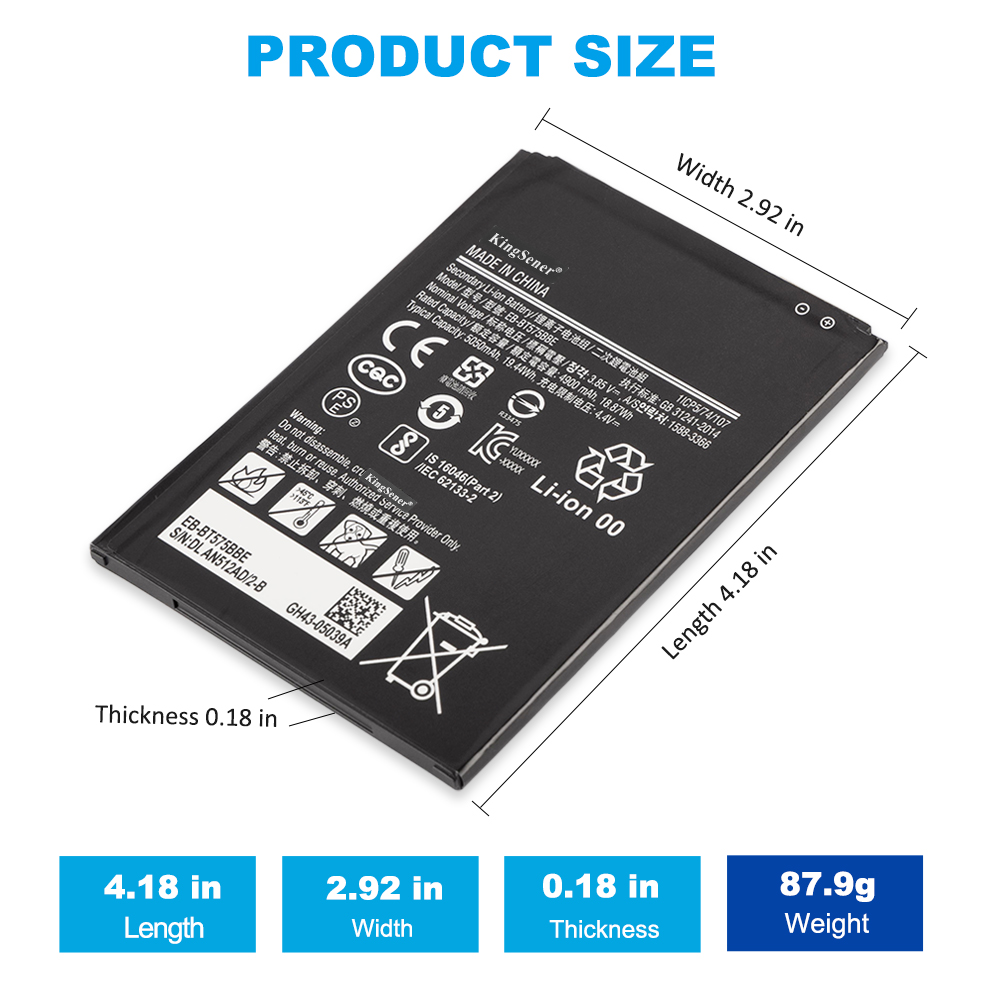 Samsung-EB-BT575BBE-5050mAh-Tablet-battery