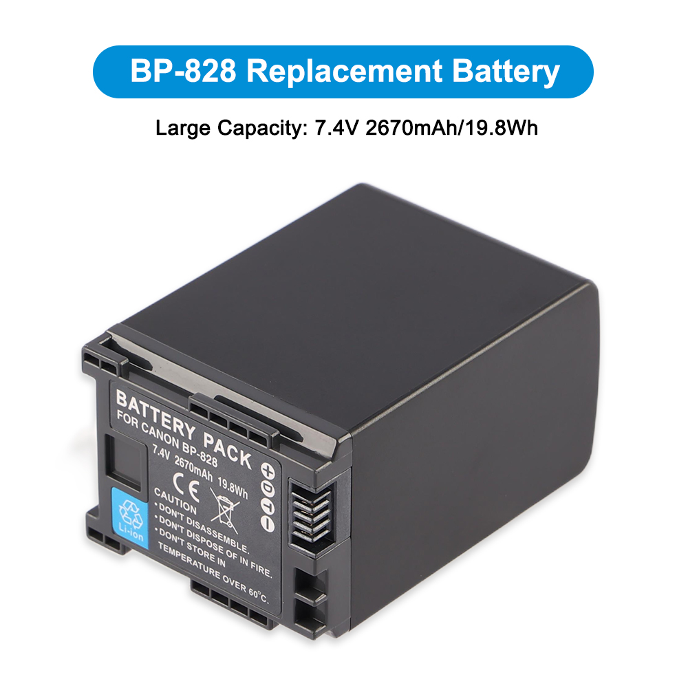 Canon-BP-828-7.4V-19.8Wh-Camera-Battery