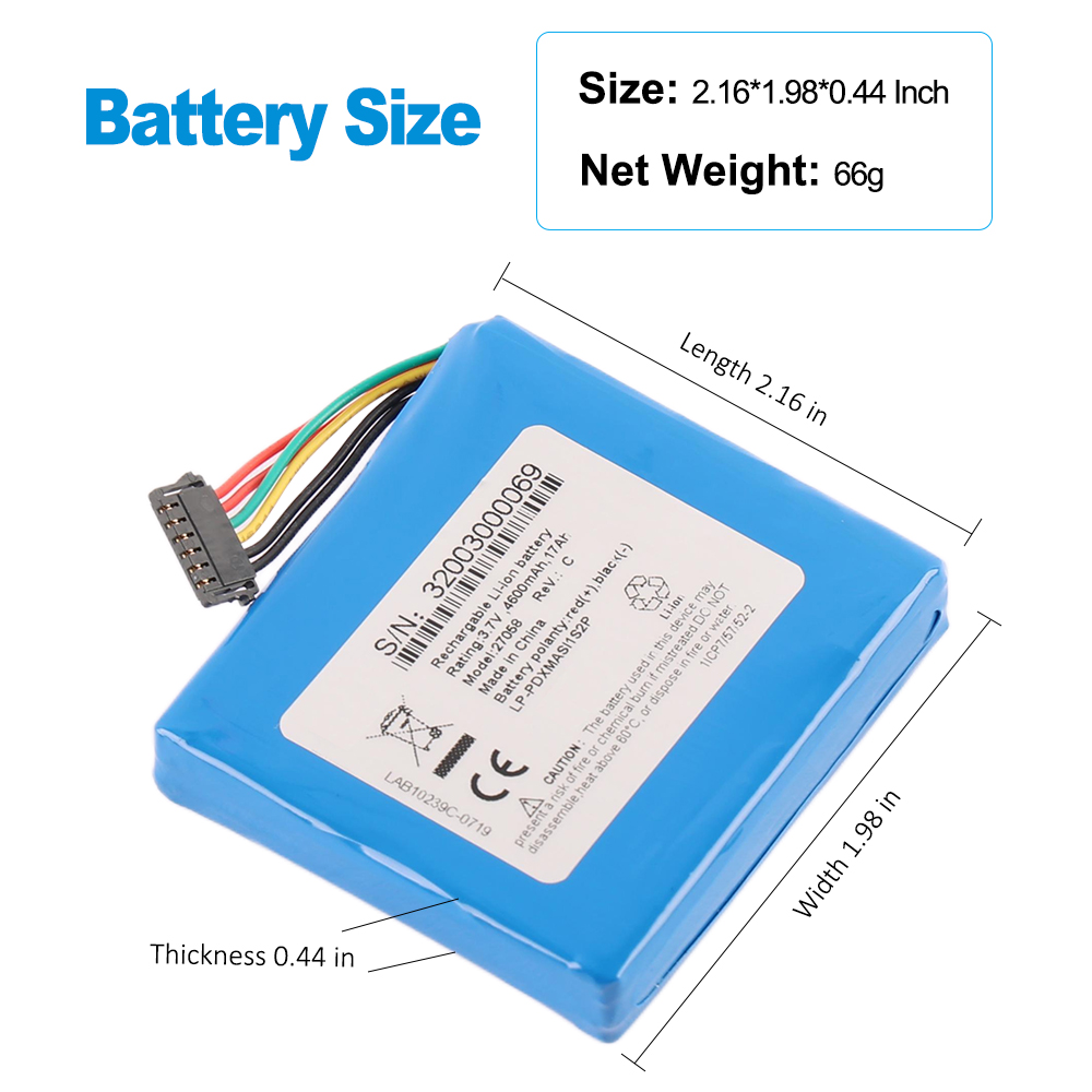 Masimo-27058-3.7V-17Wh-Medical-Battery