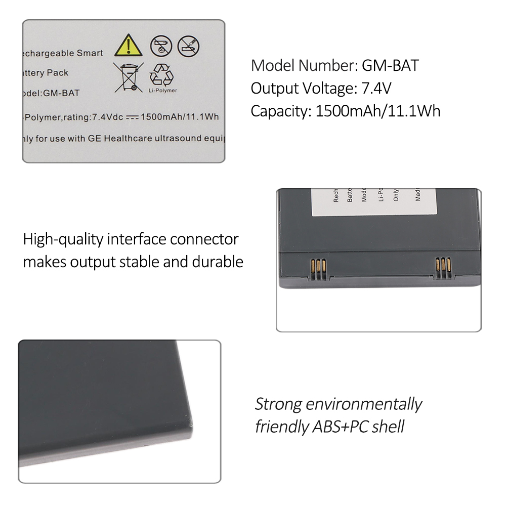 GE-GM-BAT-7.4V-11.1Wh-Medical-Battery