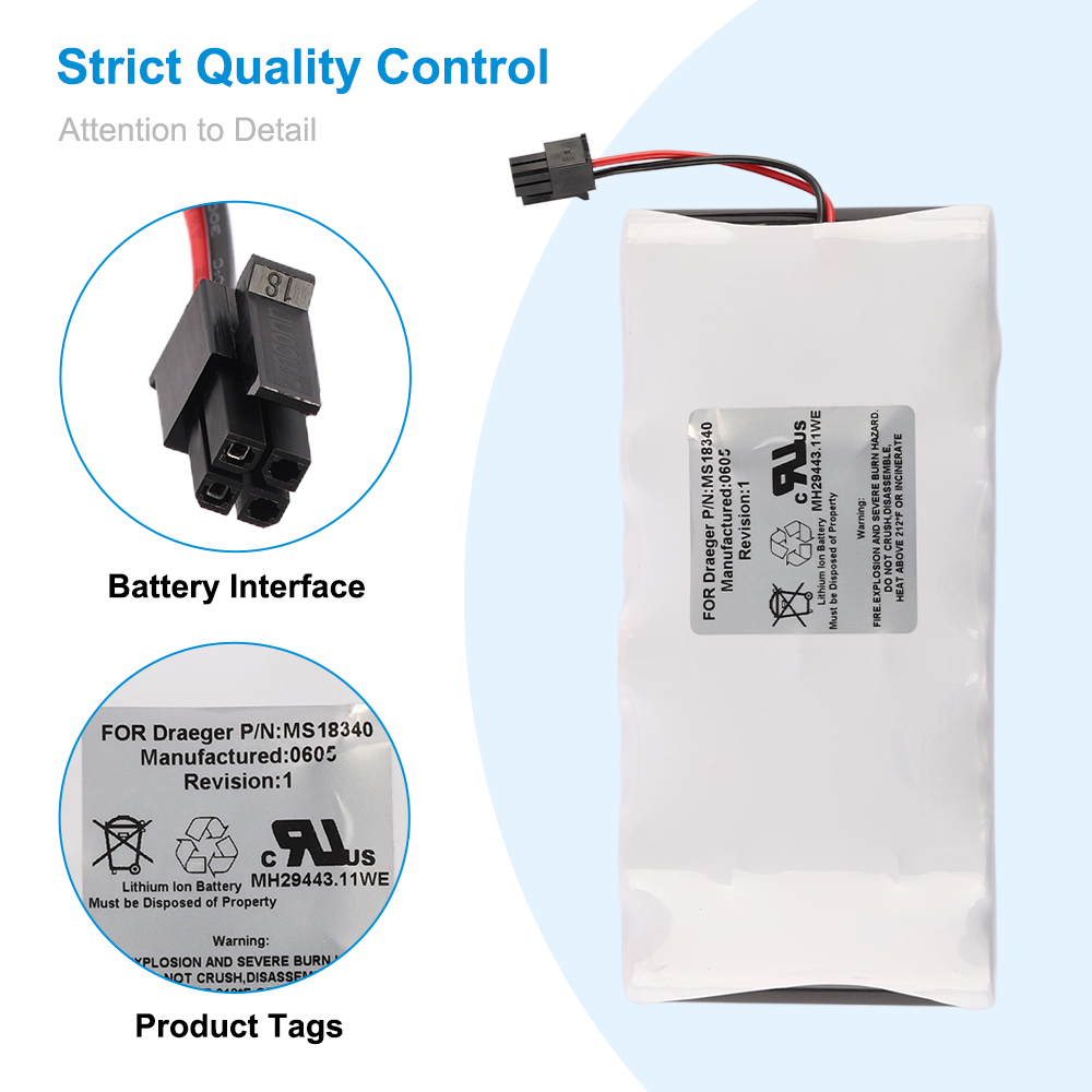 Draeger-MS18340-14.4V-74.88Wh-Medical-Battery