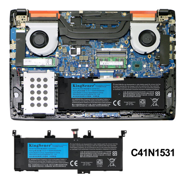 ASUS-C41N1531-15.2V-62Wh-Laptop-Battery