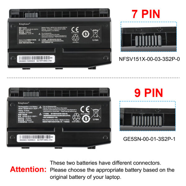 MECHREVO-GE5SN-03-12-3S2P-0-10.95V-47.085Wh-Laptop-Battery