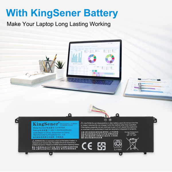 ASUS-C31N1905-50WH-Laptop-Battery