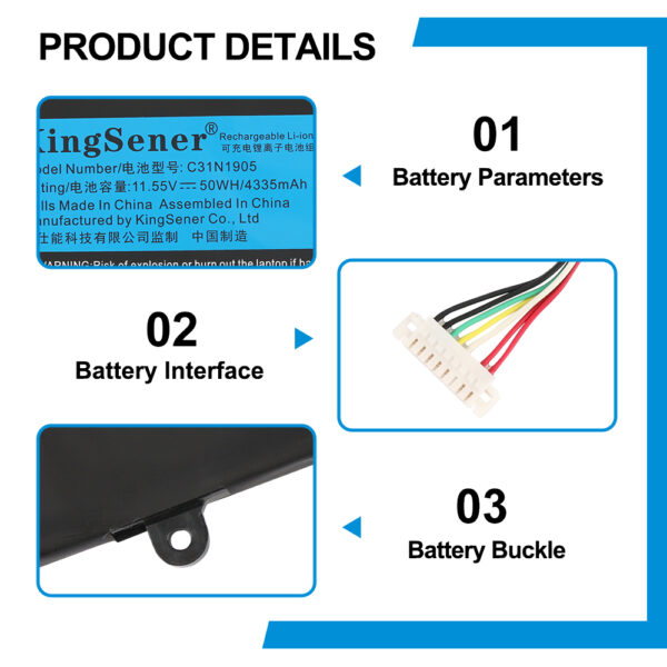 ASUS-C31N1905-50WH-Laptop-Battery