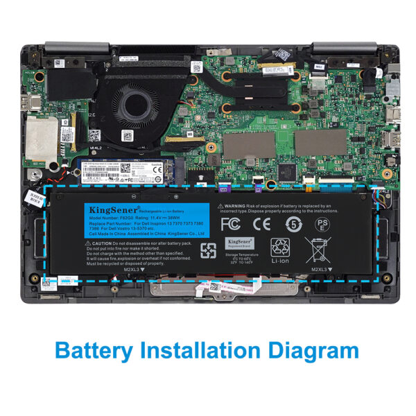 Dell-F62G0-11.4V-38Wh-Laptop-Battery