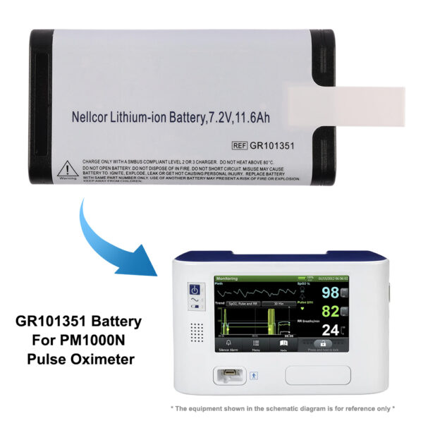 Covidien-GR101351-7.2V-84Wh-Medical-Battery