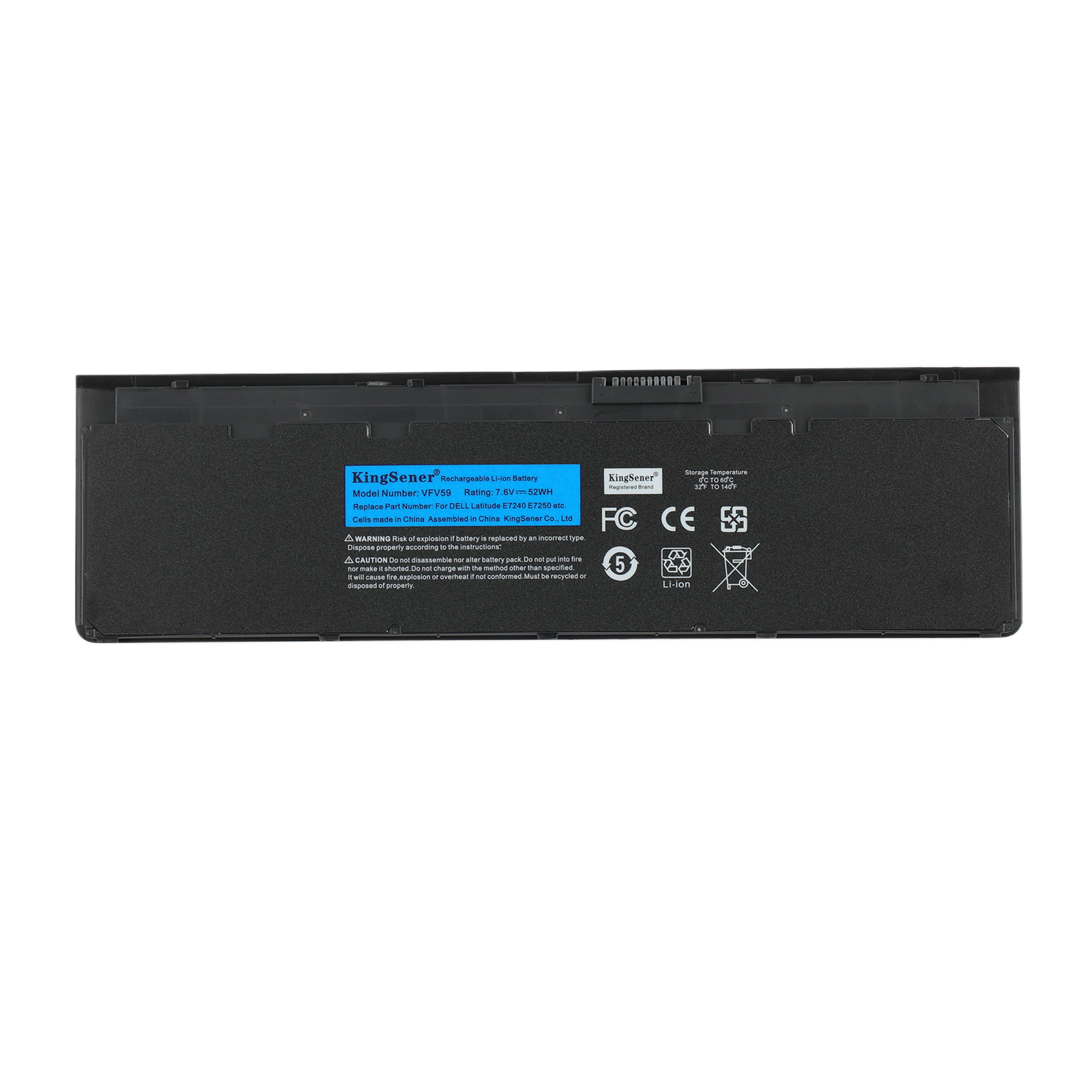 CSrose VFV59 WD52H GVD76 Batterij – 45Wh – Voor Dell Latitude E7240 E7250 – 4-cels Lithium-polymeer